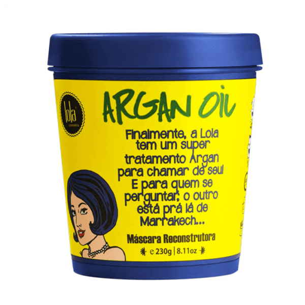 Lola Cosmetics Argan Oil Máscara Reconstrutora 230 gr